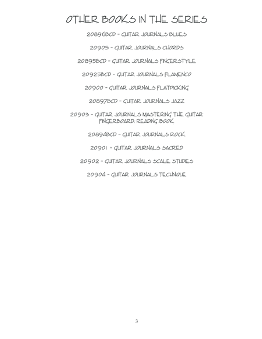Guitar Journals - Technique Guitar scores gallery preview page 9