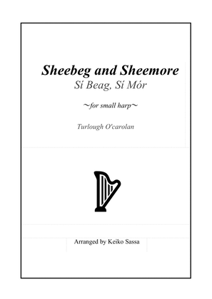 Book cover for Sheebeg and Sheemore for 26 string harp