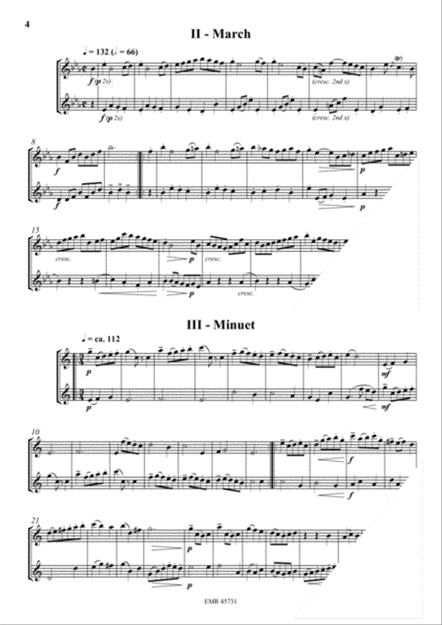 12 Duets Alto Saxophone scores gallery preview page 4