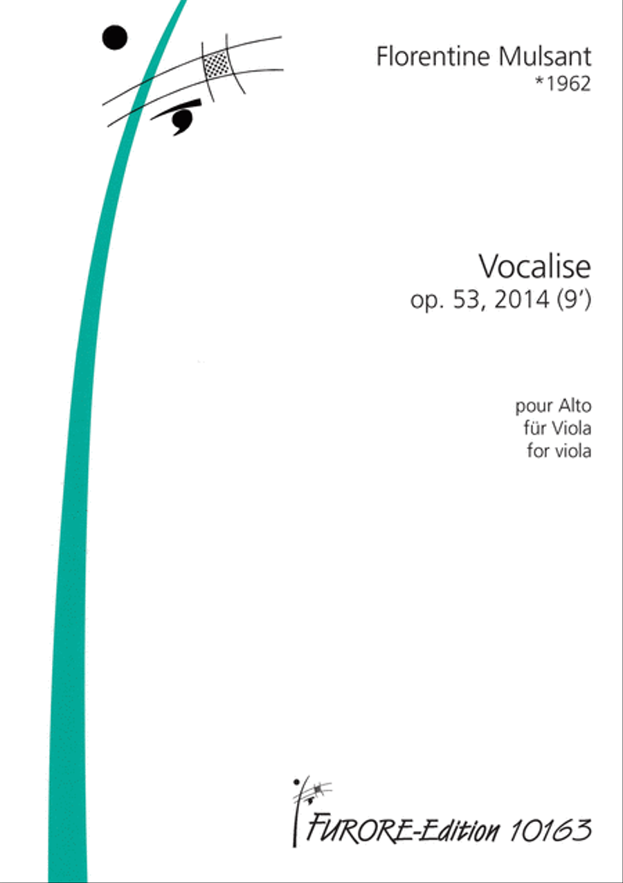 Vocalise op. 53 Vocalise op. 53 Viola Solo scores gallery preview page 1