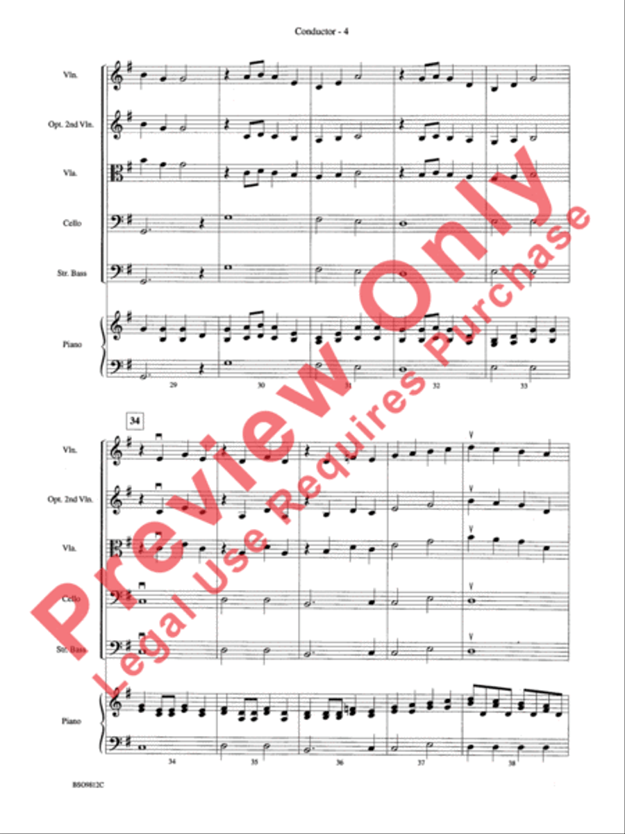 Overture 1812, Opus 49 String Orchestra scores gallery preview page 7