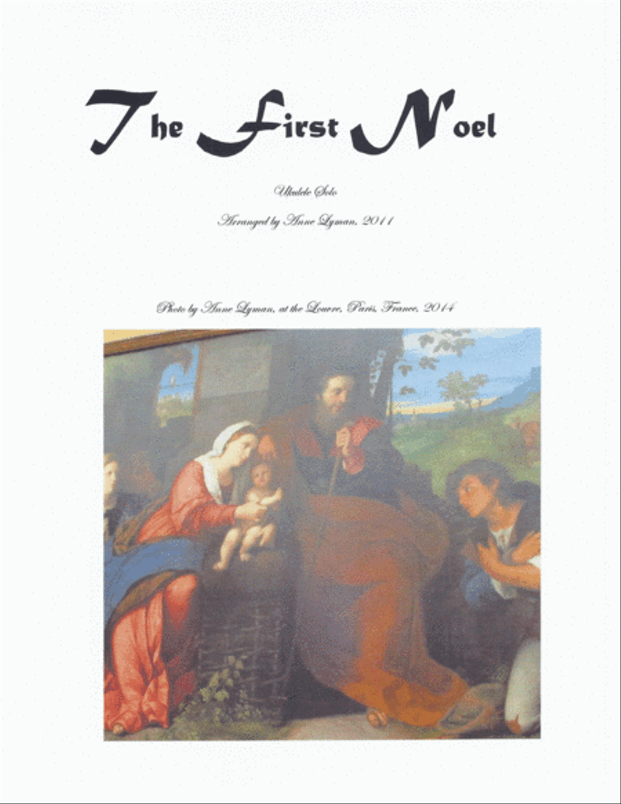 The First Noel - The First Nowell Ukulele scores gallery preview page 1
