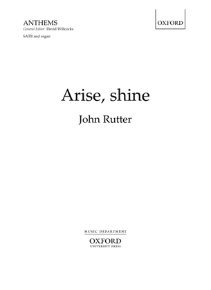 Book cover for Arise, shine