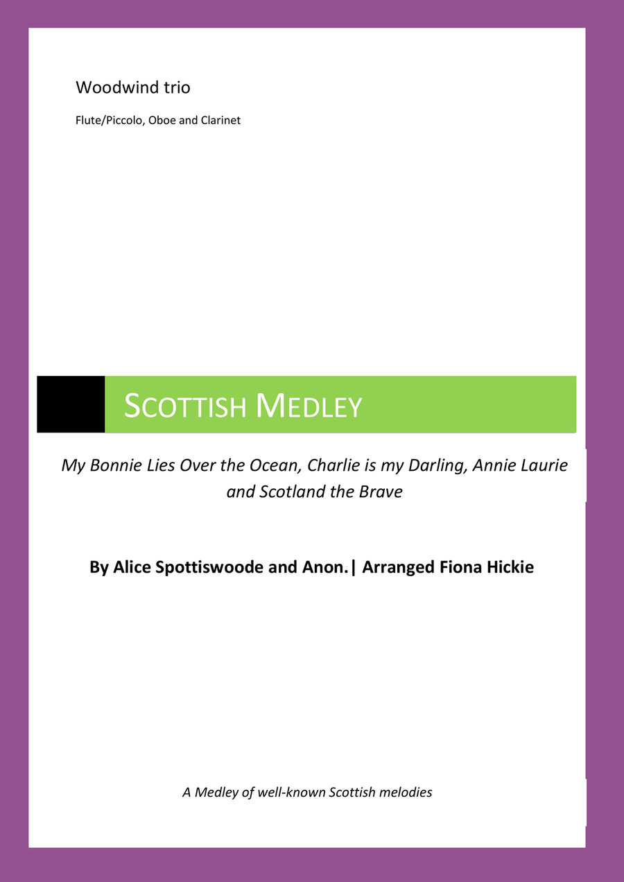 Scottish Medley Woodwind Trio scores gallery preview page 1
