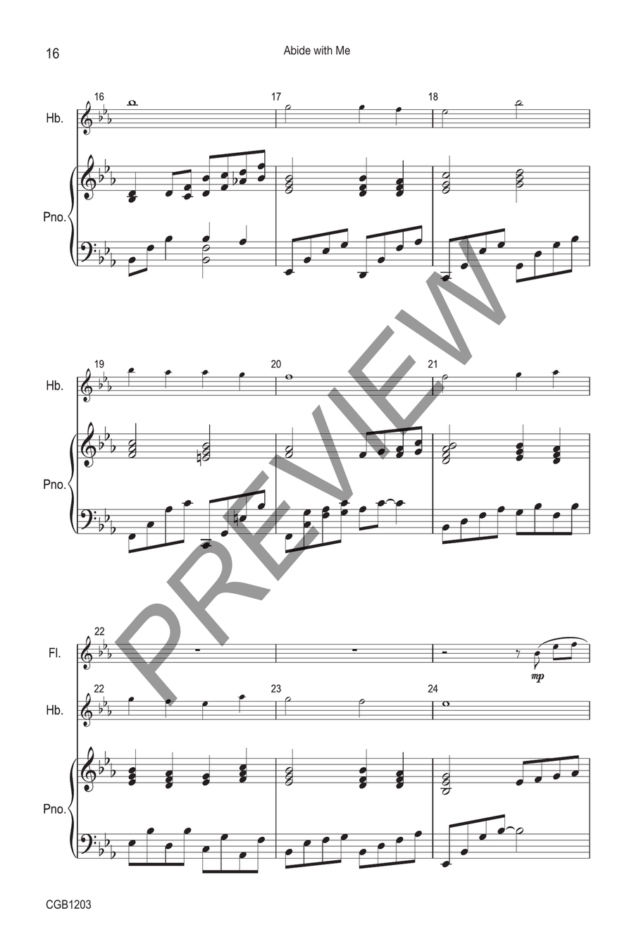Sacred Solos for Bell Tree, Set 1: Solo Handbells Handbell scores gallery preview page 7