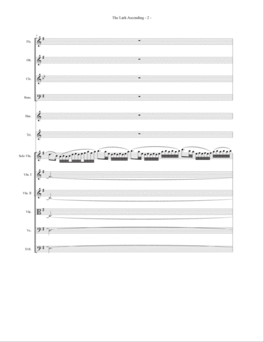 The Lark Ascending Full Orchestra scores gallery preview page 6