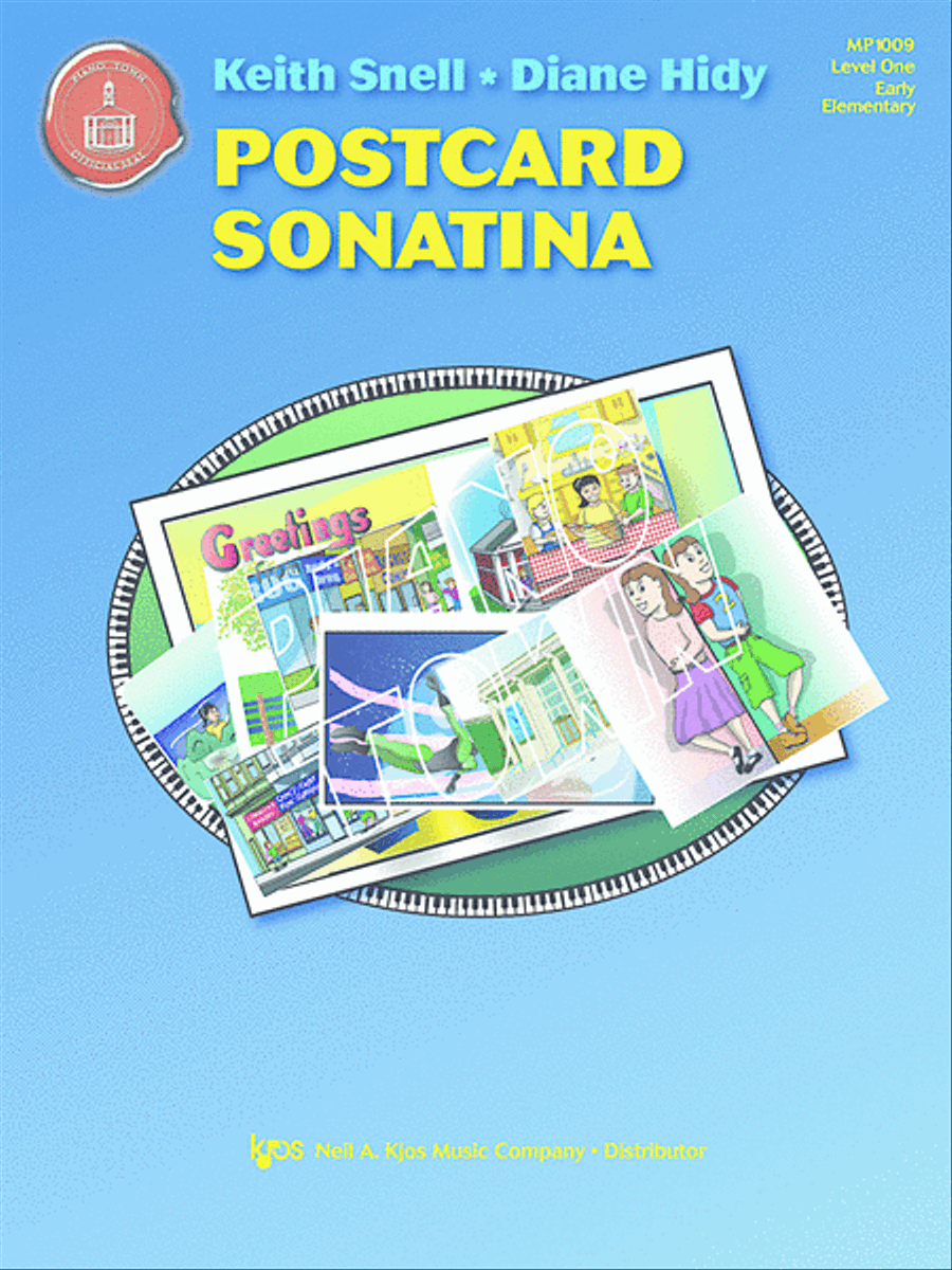 Postcard Sonatina Piano Method scores gallery preview page 1