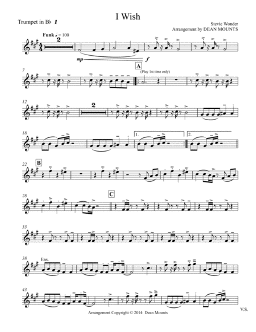 I Wish Brass Ensemble scores gallery preview page 6