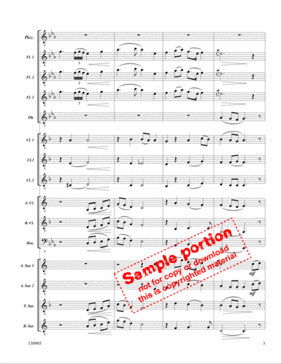 At The Cross Woodwind Ensemble scores gallery preview page 3