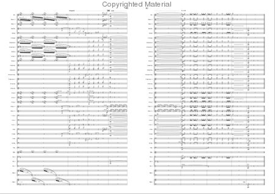 Variations on a Pentatonic Theme Concert Band scores gallery preview page 41