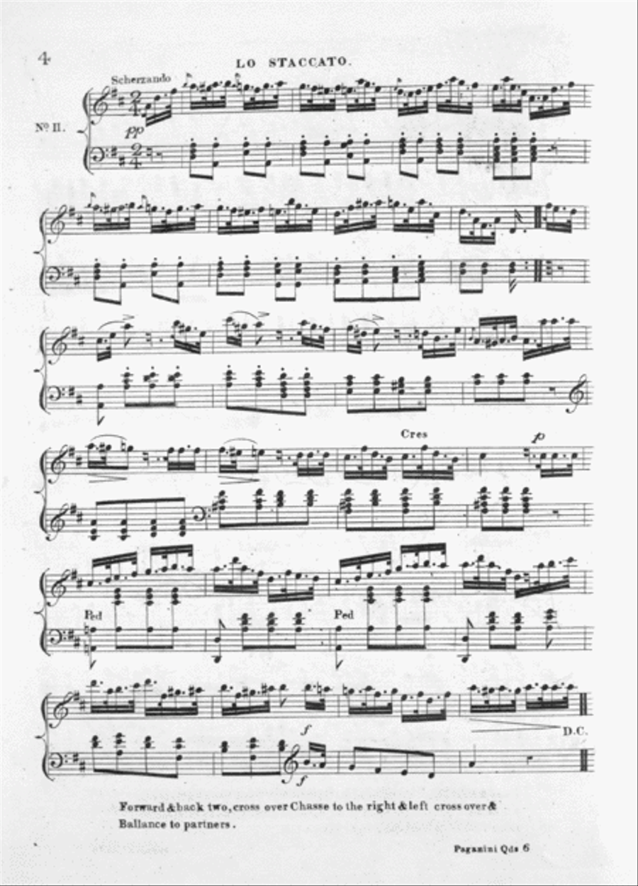 Les Extraordinaires. Paganini Quadrilles Violin scores gallery preview page 3