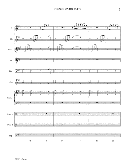 A French Carol Suite: Score