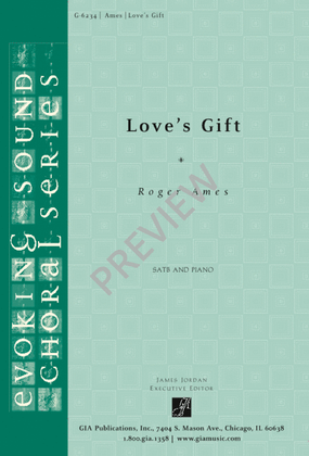 Love's Gift - SATB edition