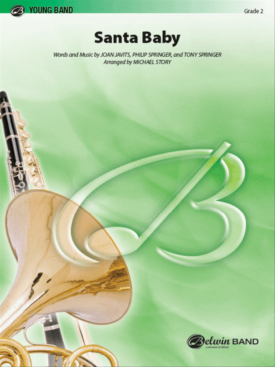 Santa Baby Concert Band scores gallery preview page 1