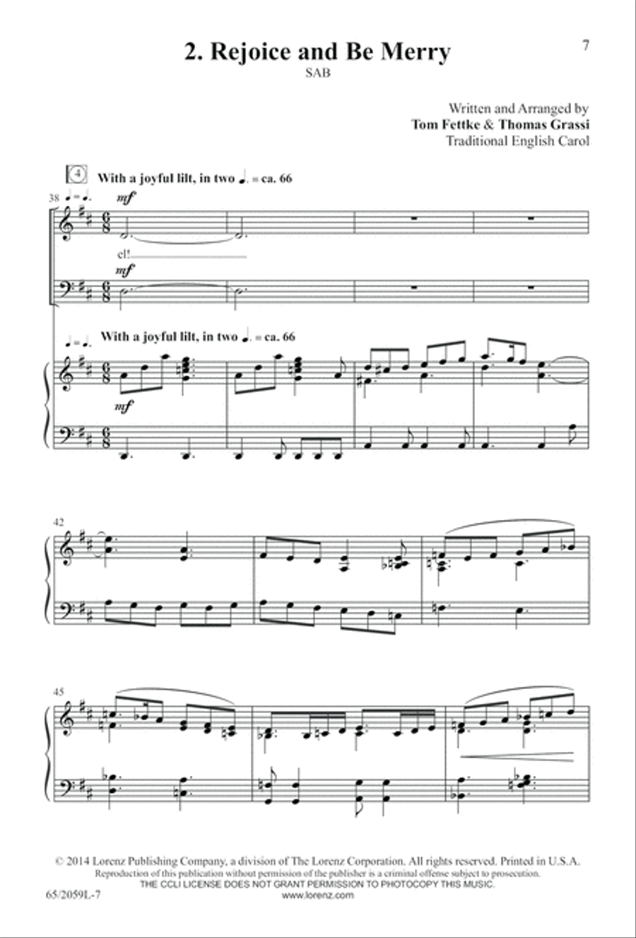 The Christmas Story The Christmas Story 3-Part scores gallery preview page 8