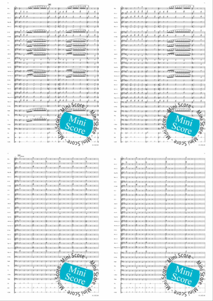 Voyevoda Overture Concert Band scores gallery preview page 15
