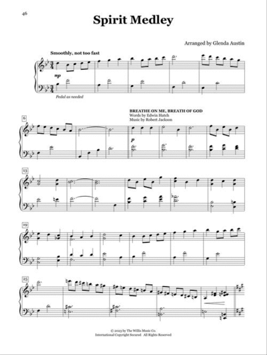 Solos for the Sanctuary - Seasons Piano Solo scores gallery preview page 7