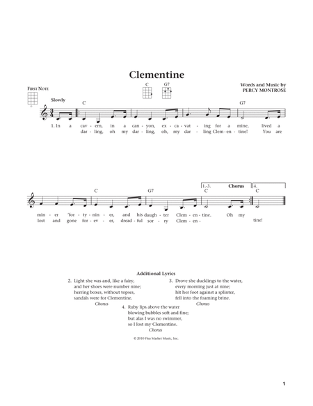 (Oh, My Darling) Clementine (from The Daily Ukulele) (arr. Liz and Jim Beloff)