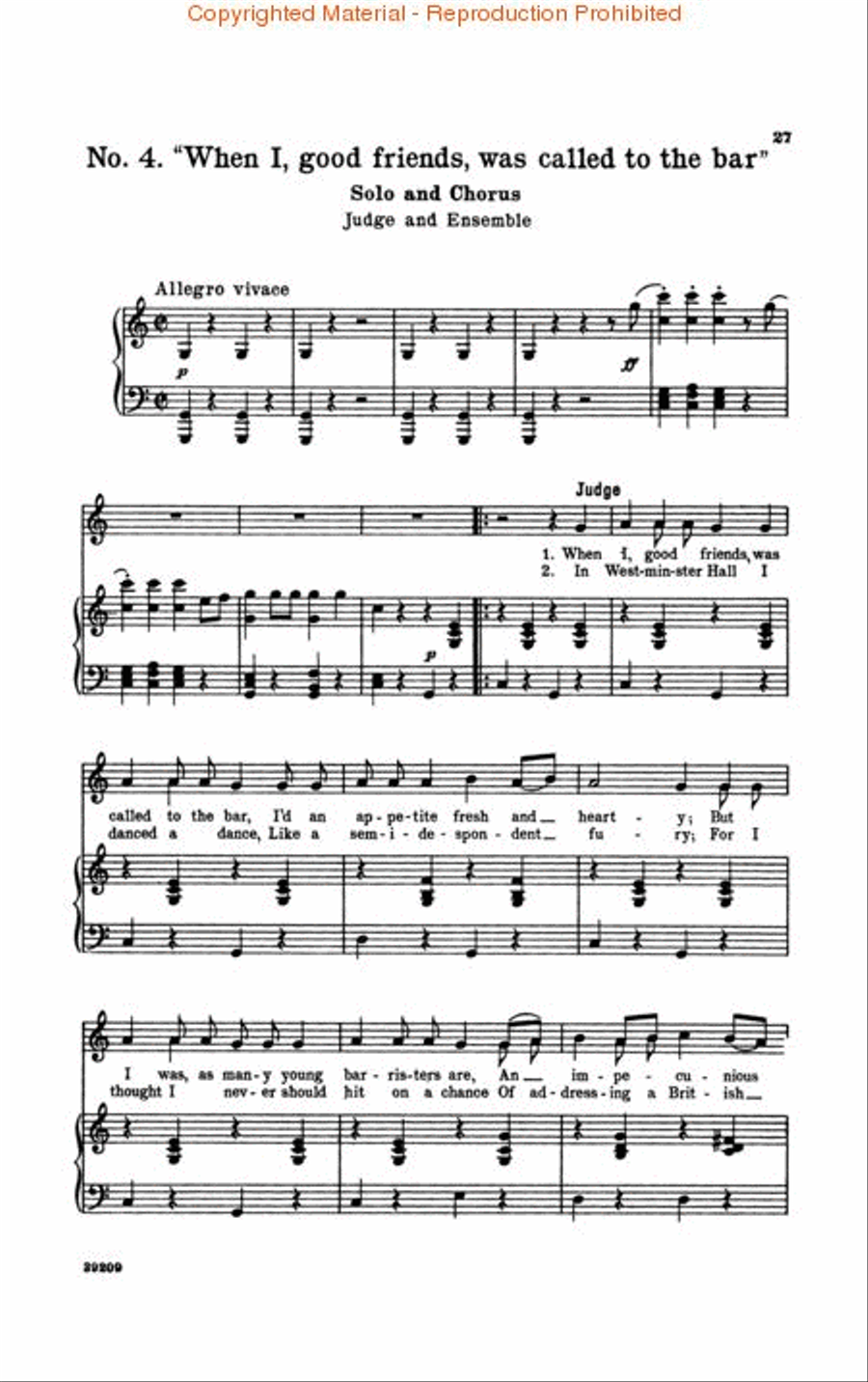 <br>Sheet music extract