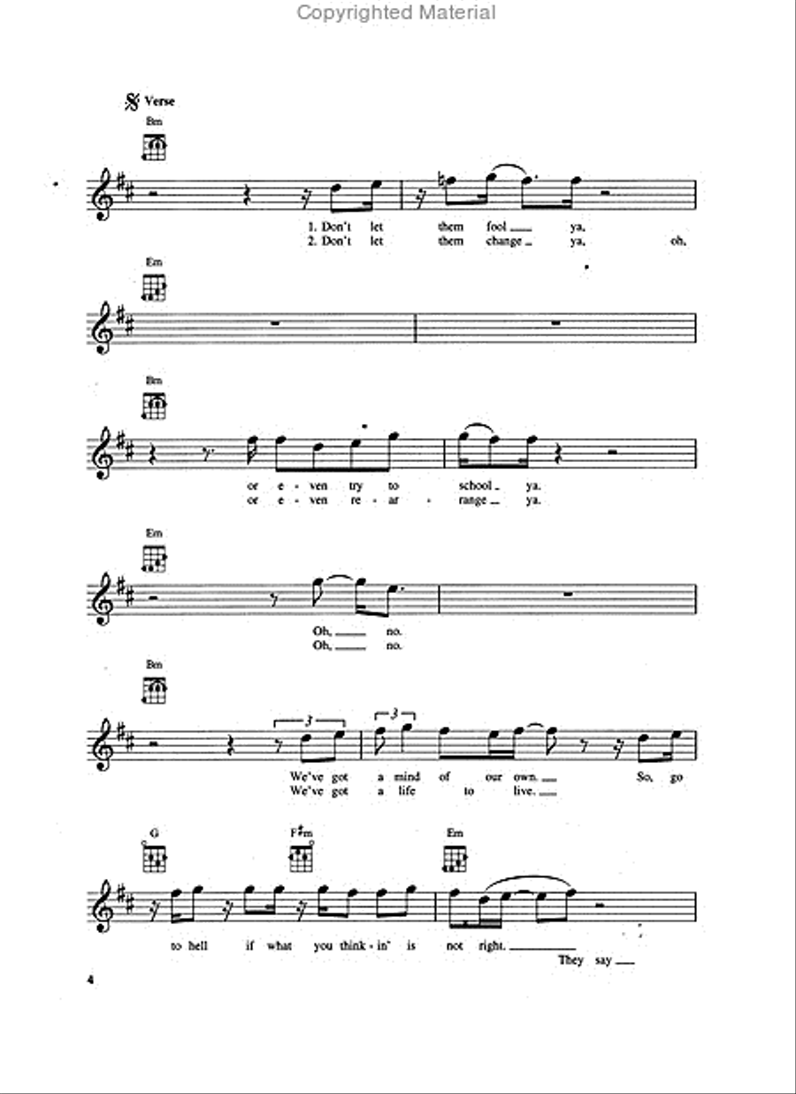 Bob Marley Ukulele scores gallery preview page 3