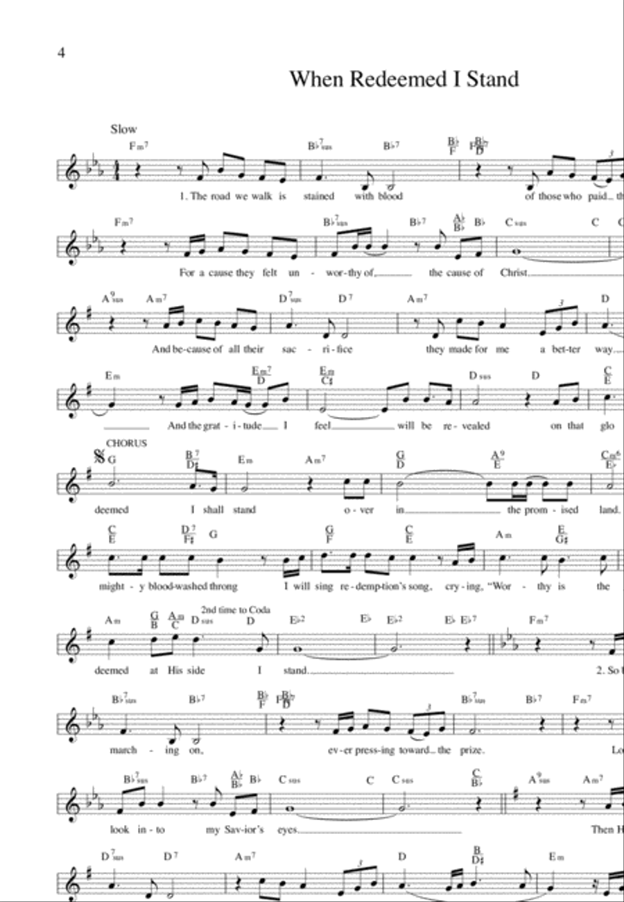The Top 300 Contemporary Christian Songs Sacred scores gallery preview page 4