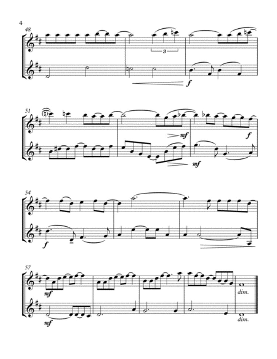 How Deep Is Your Love from the Motion Picture SATURDAY NIGHT FEVER String Duet scores gallery preview page 4