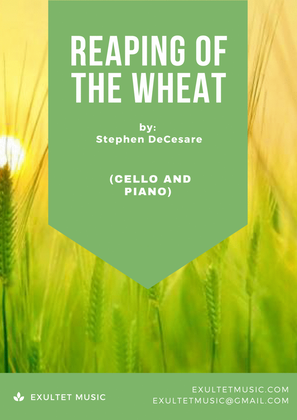 Book cover for Reaping Of The Wheat (Cello solo and Piano)