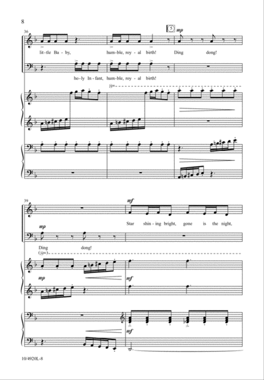 Bell Carol Bell Carol 3-Part scores gallery preview page 9