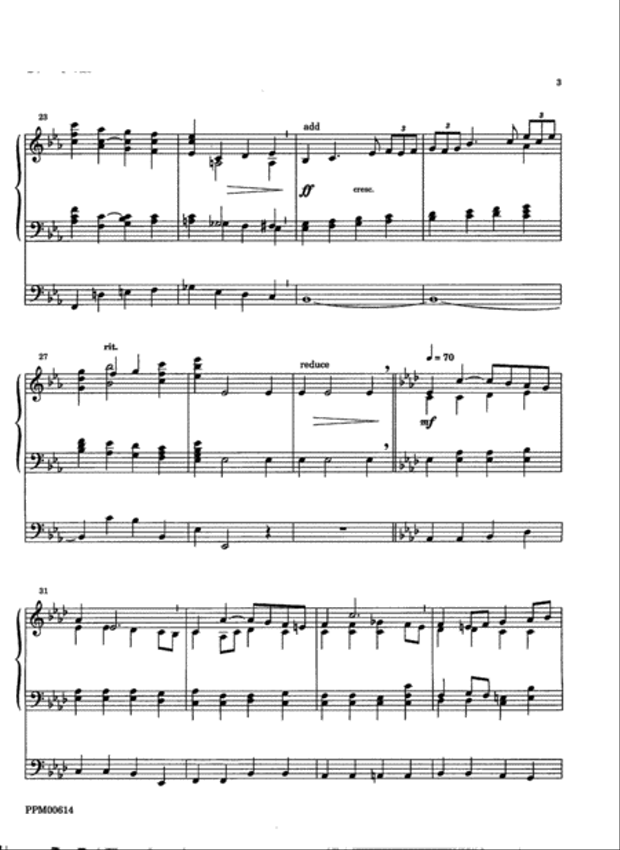 Triumphal March Choir scores gallery preview page 4