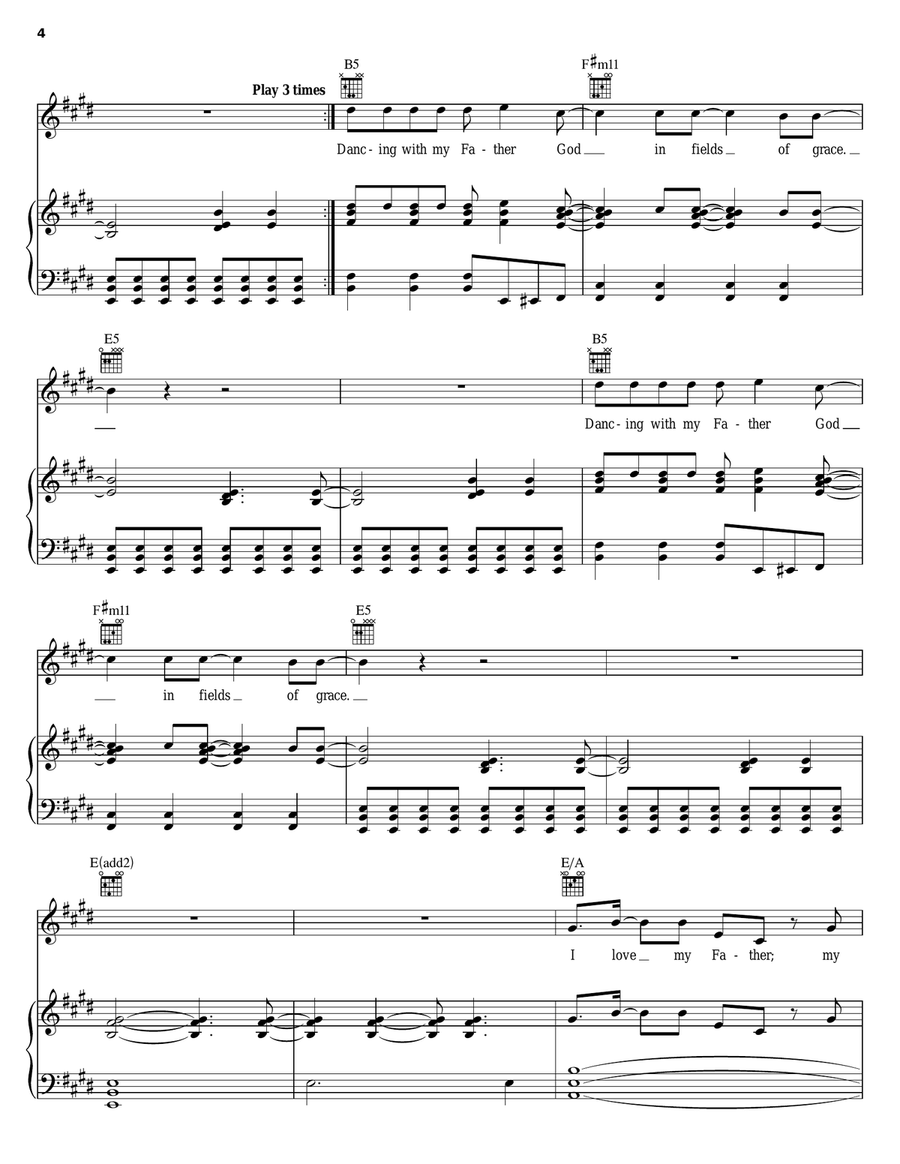 Fields Of Grace Guitar scores gallery preview page 4
