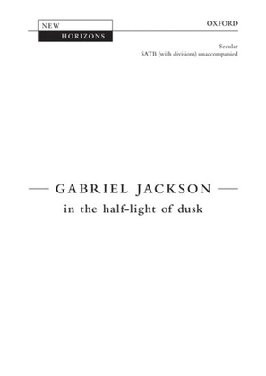 Book cover for in the half-light of dusk
