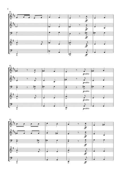 Georges Bizet - Carmen - Habanera for Brass Quintet in a easy version - Score and parts included image number null