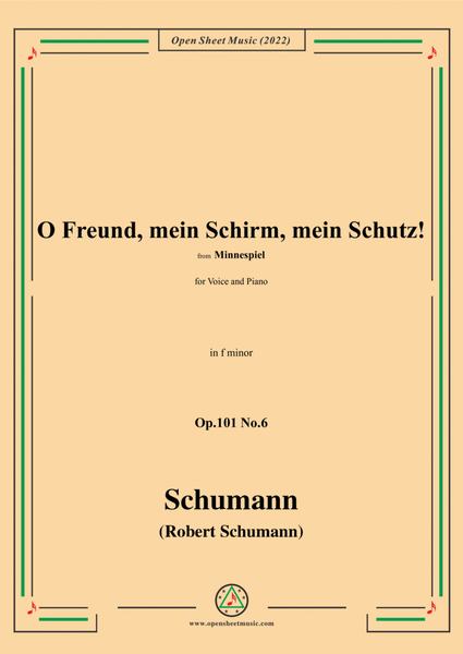 Schumann-O Freund,mein Schirm,mein Schutz!Op.101 No.6,in f minor image number null