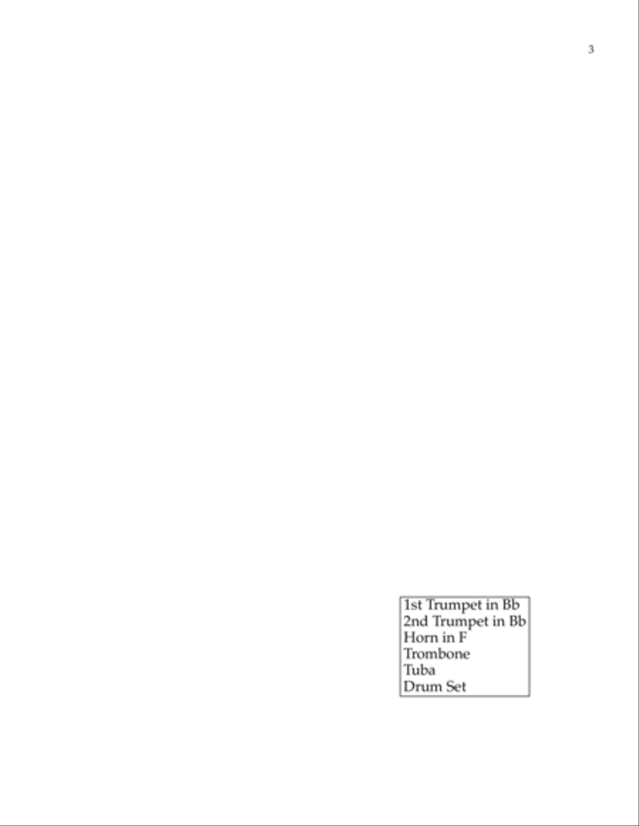 Old Town Road (remix) Small Ensemble scores gallery preview page 3
