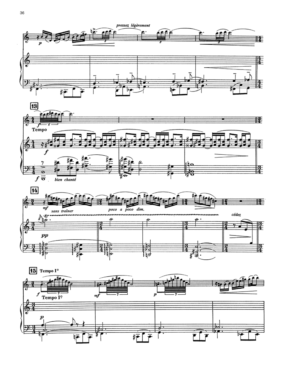 Introduction Et Danse Alto Saxophone scores gallery preview page 5