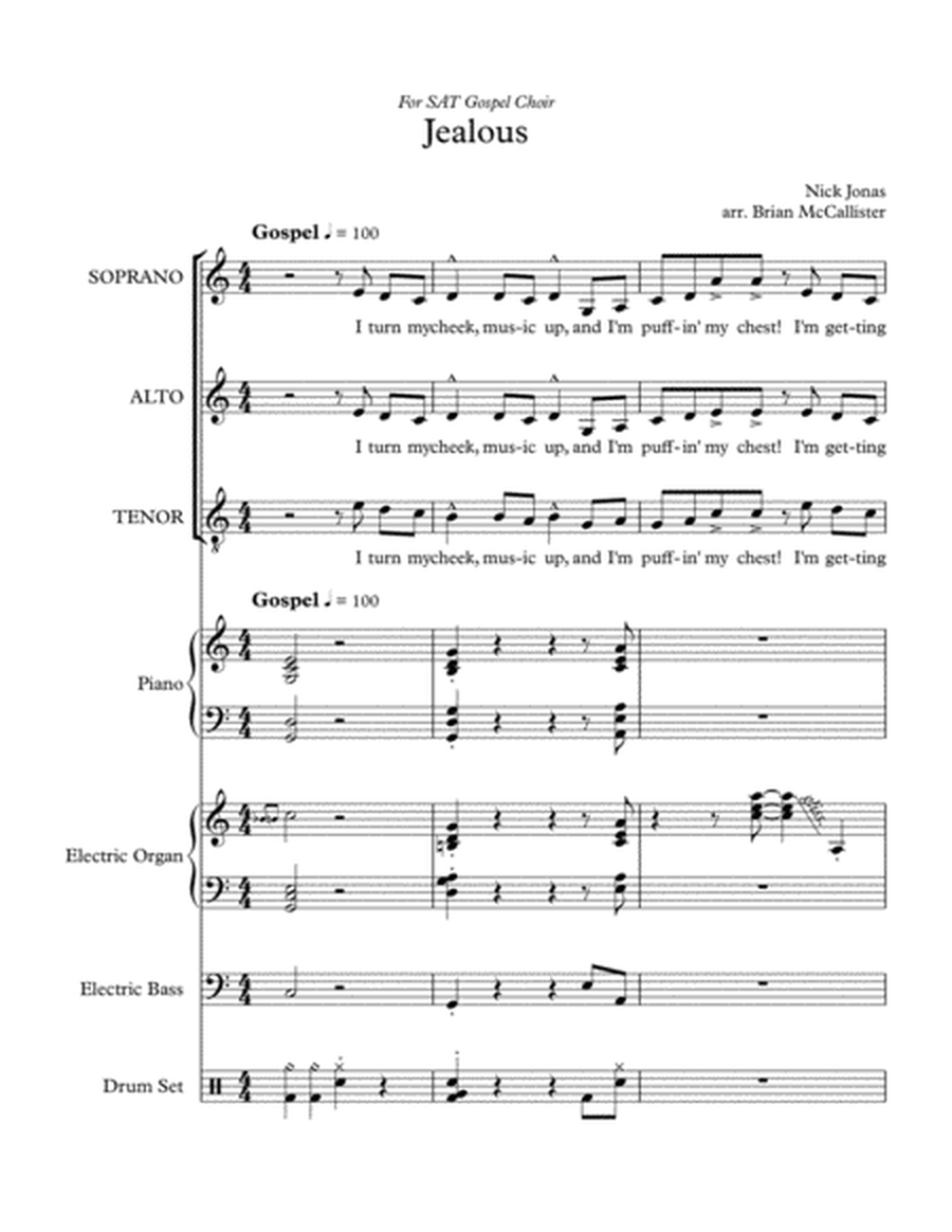 Jealous - SAT Gospel Choir, Drums, Bass, Piano, Organ