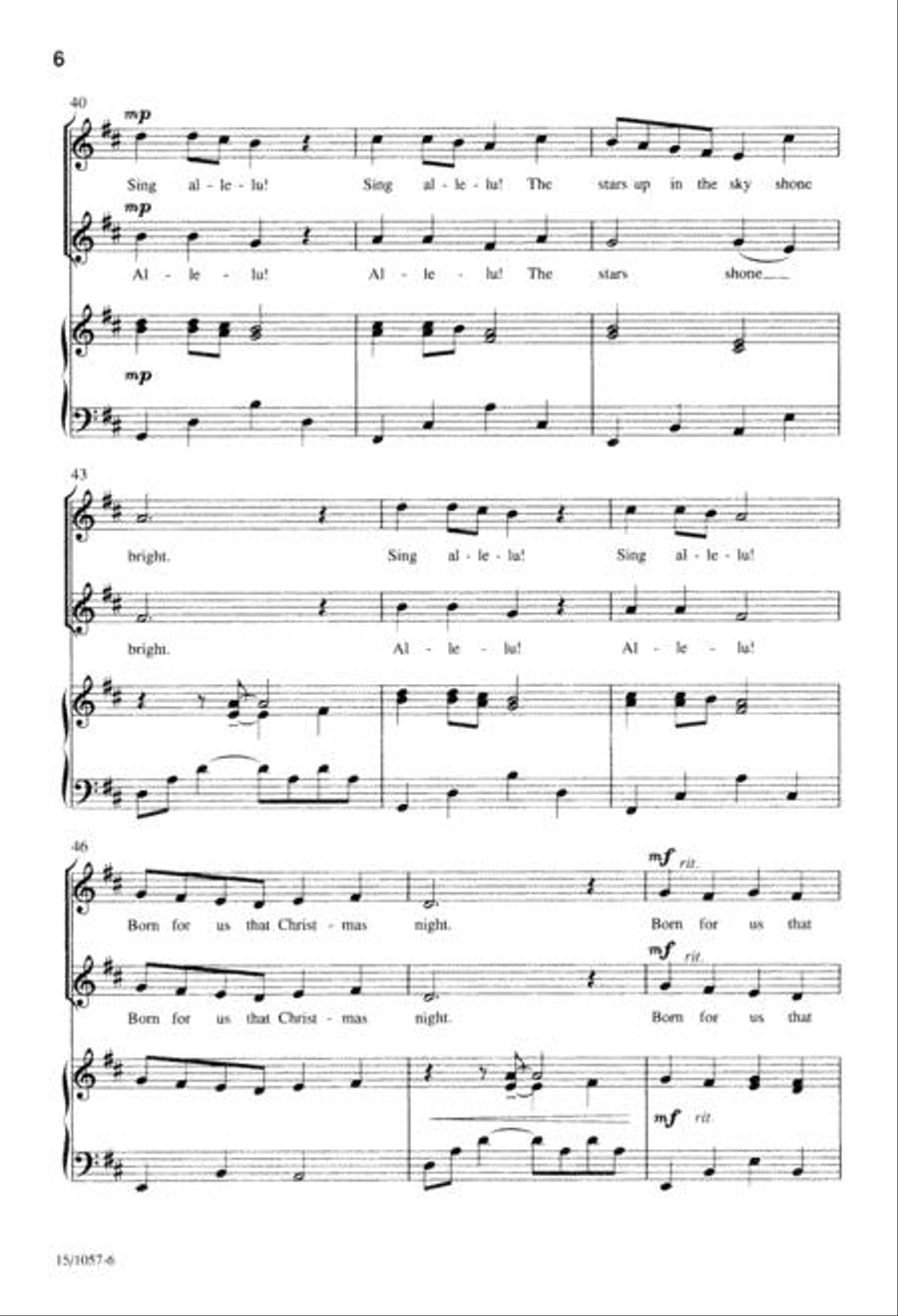 Born for Us That Christmas Night 2-Part scores gallery preview page 6