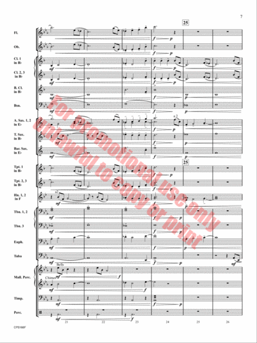To Be Found Concert Band scores gallery preview page 8