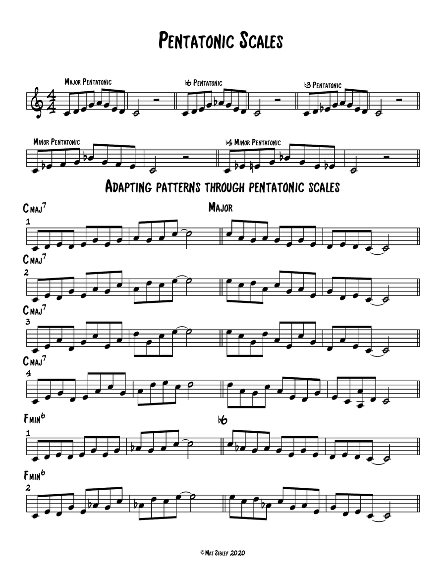 Exercises for Developing Jazz Improvisation Bb Version Small Ensemble scores gallery preview page 5