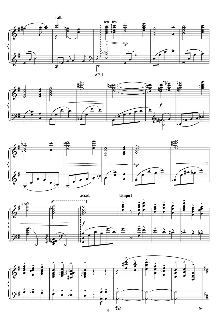 The Westminster Waltz The Westminster Waltz Piano Solo scores gallery preview page 4