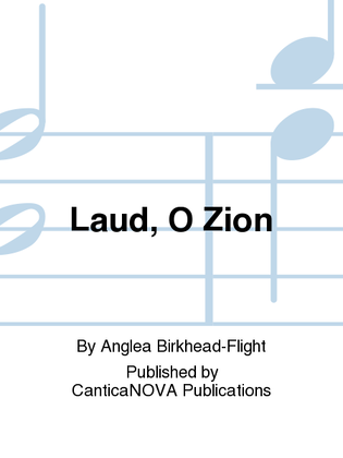 Book cover for Laud, O Zion