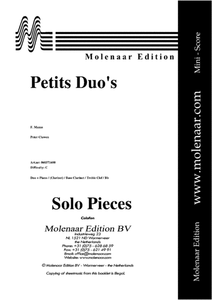 Petits Duos No. 1