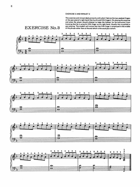 Oscar Peterson – Jazz Exercises, Minuets, Etudes & Pieces for Piano