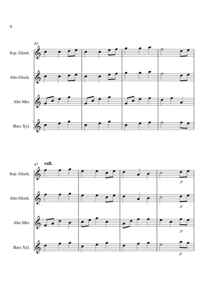 Away In A Manger - For Orff Ensemble image number null