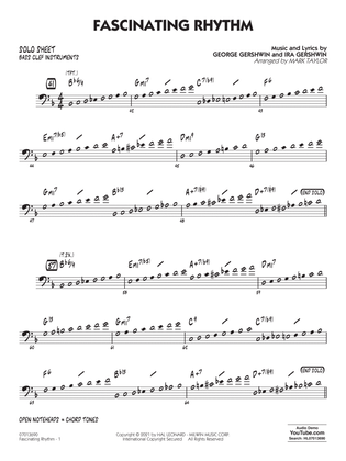 Book cover for Fascinating Rhythm (arr. Mark Taylor) - Bass Clef Solo Sheet