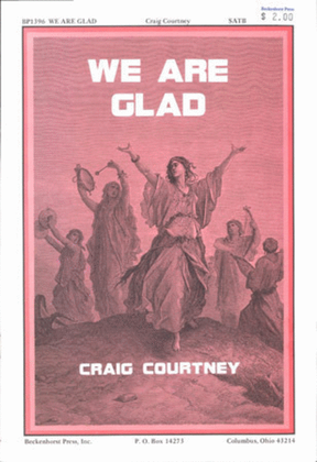 Book cover for We Are Glad