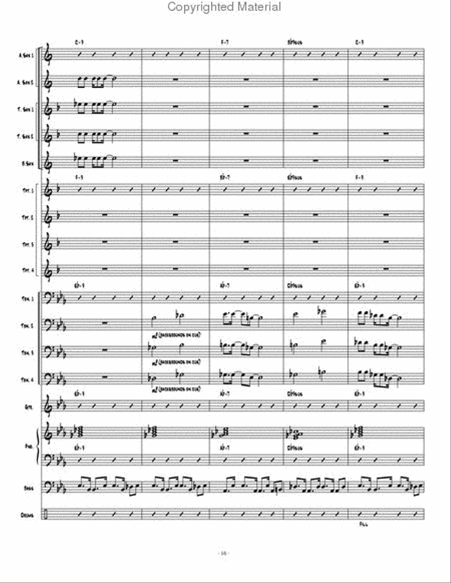 Summer Groove Jazz Ensemble scores gallery preview page 17