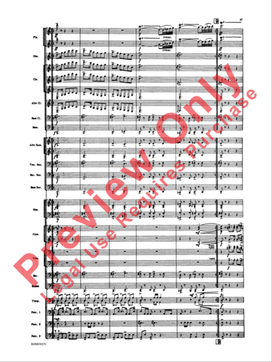 La Fiesta Mexicana Concert Band scores gallery preview page 30