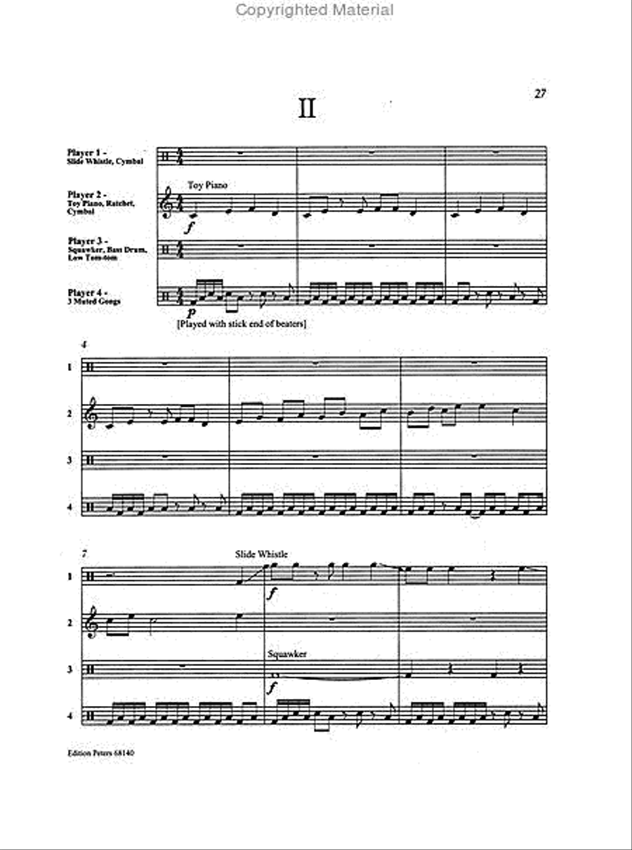 Dance Music for Elfrid Ide Percussion Ensemble scores gallery preview page 4