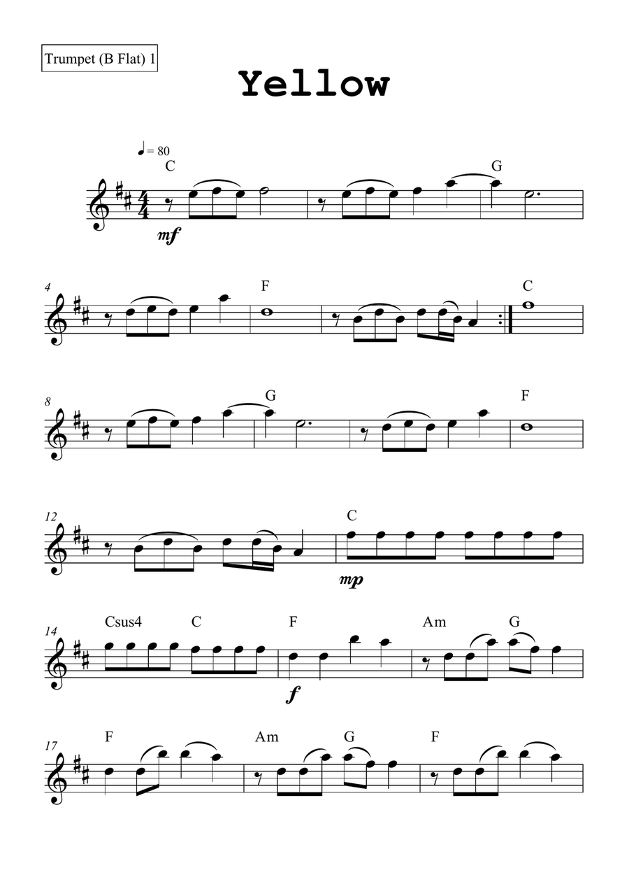 Yellow Brass Quintet scores gallery preview page 5